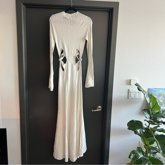 Say Lee Destiny Knit Maxi Dress in Ivory Size US 4 NEW! New with tags! - Picture 11 of 14